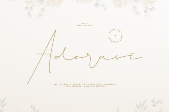 Adorasi: A Premium Script Font for Modern Web Design