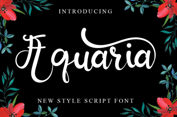 Aquaria: A Script Font That Elevates Your Brand