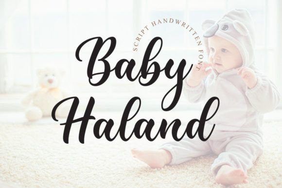 Baby Haland: A Playful Script Font for Modern Branding