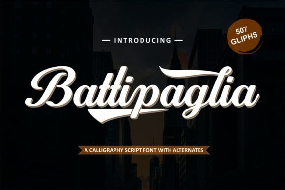 Battipaglia: A Script Font for Elegance and Digital Impact