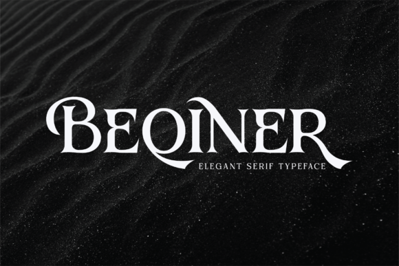 Beqiner: A Balanced Serif for Modern Branding