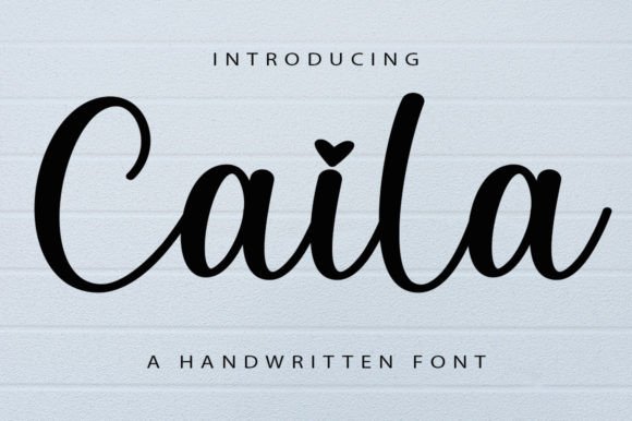 Caila: A Handwritten Typeface for Editorial Elegance