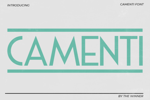 Camenti Font: The Modern Typeface That Elevates Your Campaign
