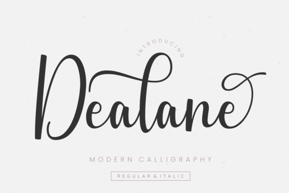 Dealane: A Script Font That Elevates Your Craft