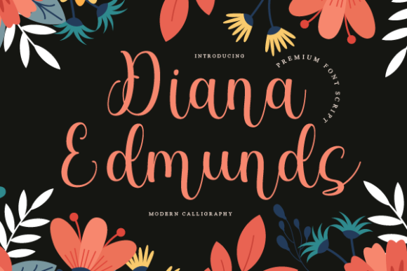 Diana Edmunds Font Review: A Delicate Handwritten Typeface for Creative Branding