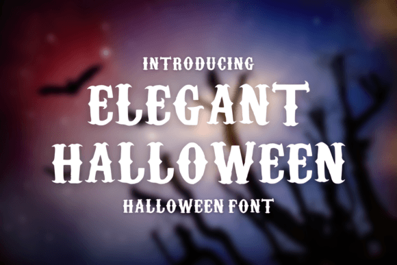Elegant Halloween Font: A Gothic Charm for Digital Design
