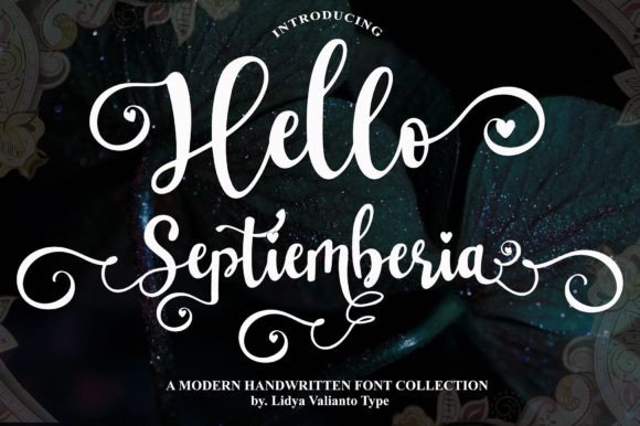 Hello Septiemberia: A Handwritten Typeface for Digital Designers