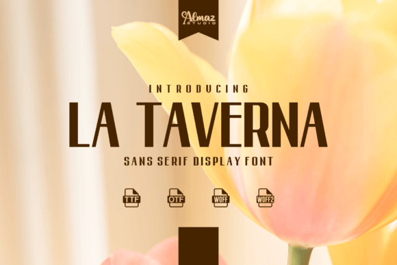 La Taverna Font: A Stylish Typeface for Craft and Commercial Projects