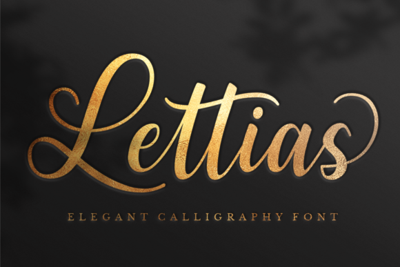 Lettias Font: A Script Amp Elegance for Digital Design