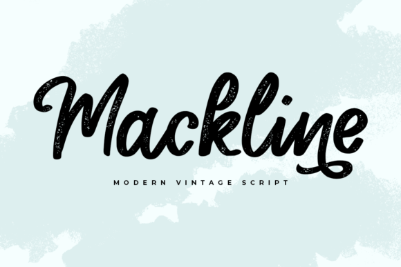 Mackline: A Premium Script Font for Editorial Elegance