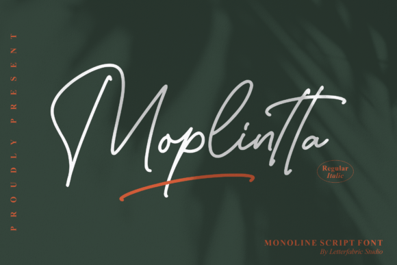 Moplintta: A Delicate Script Font for Campaigns with Elegance
