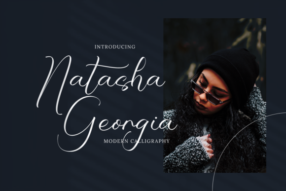 Natasha Georgia: A Handwritten Typeface for Editorial Design
