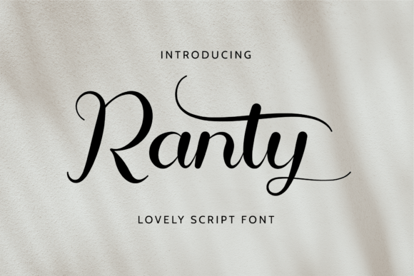 Ranty Font: A Handwritten Typeface for Professional Branding