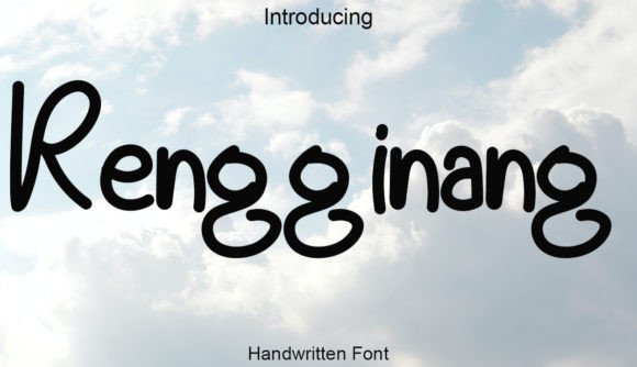 Rengginang: A Handwritten Typeface for Thoughtful Design