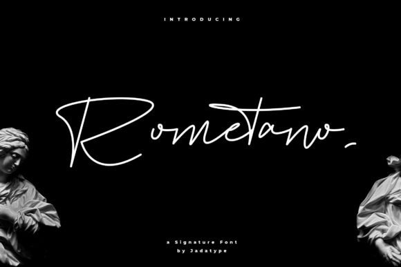 Rometano Font: Elegance for Every Handmade Project