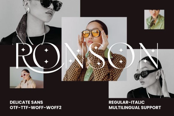 Ronson Font: A Stylish Sans Serif for Editorial Elegance