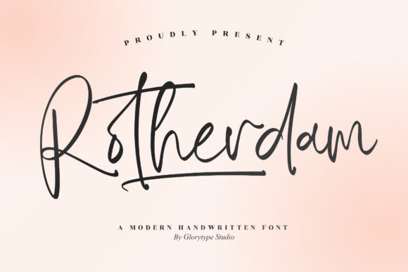 Rotherdam: A Handwritten Typeface for Editorial Elegance
