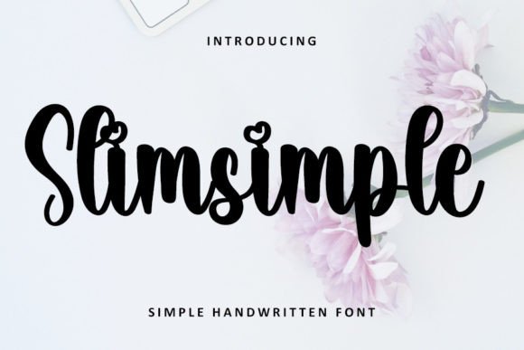 Slimsimple: A Handwritten Typeface for Modern Web Design