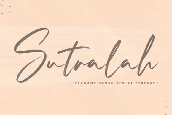 Sutralah: A Script Font That Elevates Your Digital Design