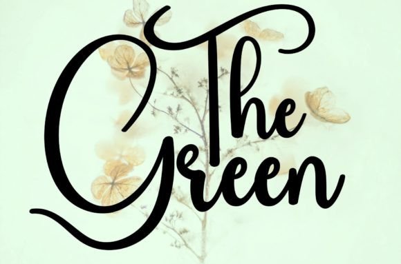 The Green Font: A Handwritten Typeface That Feels Just Right