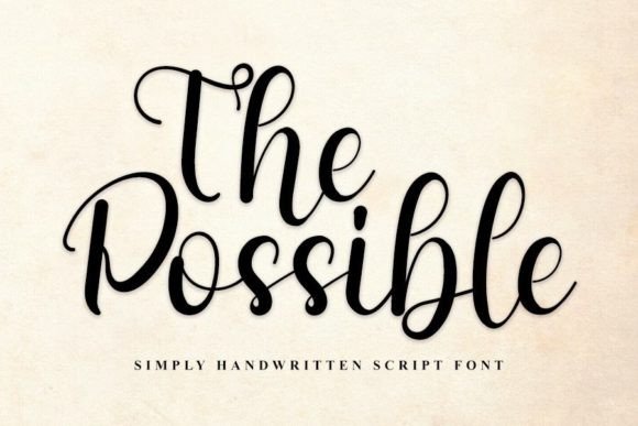The Possible: A Handwritten Font That Elevates Your Craft