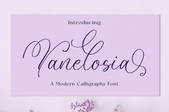 Vanelosia: A Handwritten Typeface for Editorial Elegance