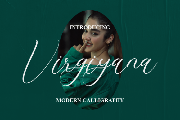 Virgiyana: A Handwritten Typeface for Editorial Elegance