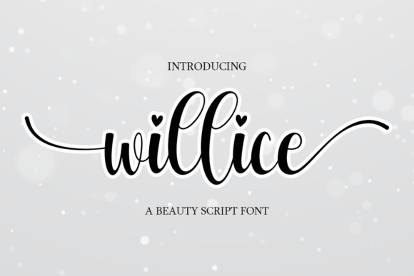 Willice: A Handwritten Typeface for Elegant Editorial Design